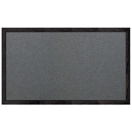 United Visual Products Combo Board, 18"x24", White Frame/Black Porcelain & Forbo UVDECORK1824W-BLKPORC-FORBO
